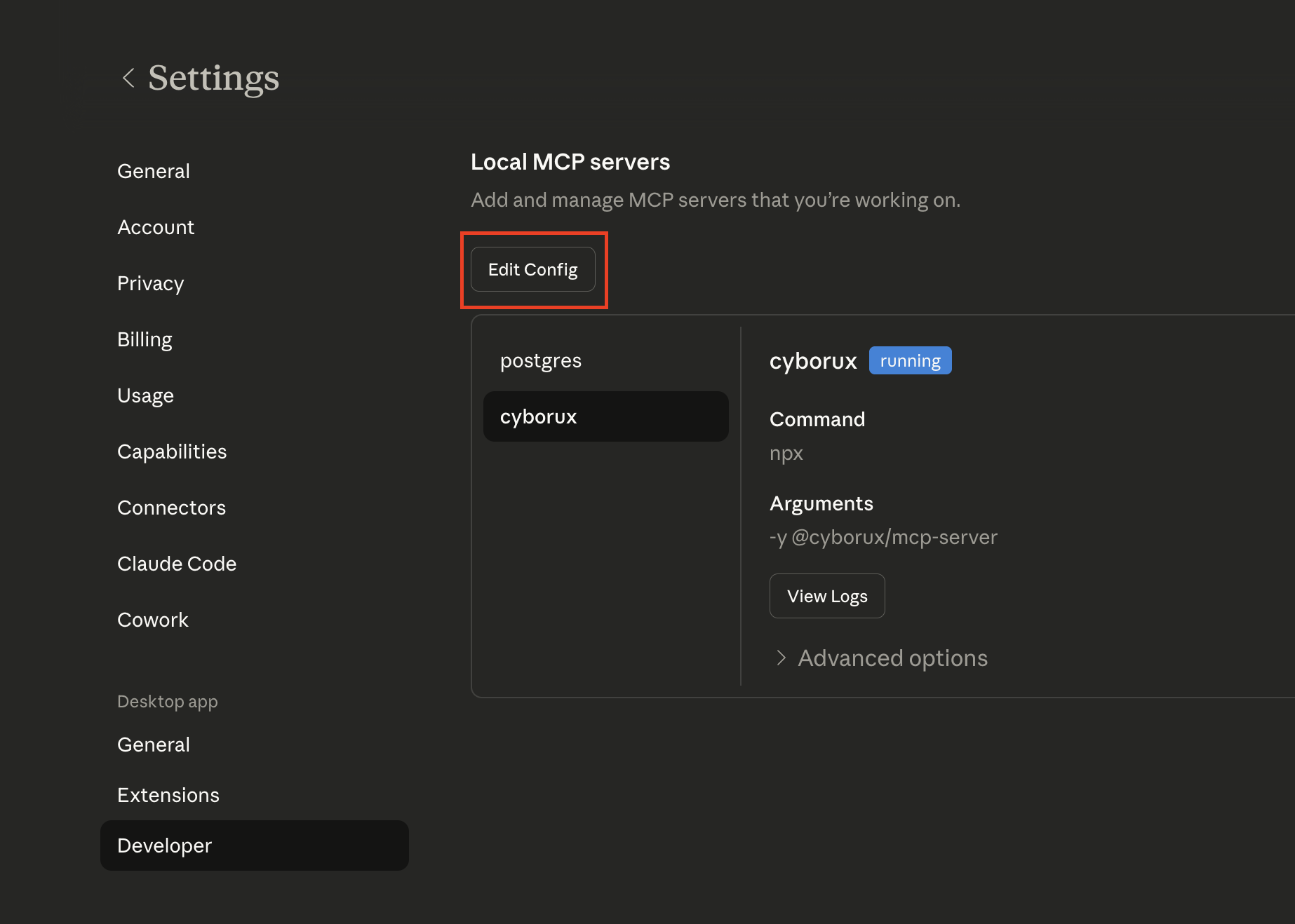 Claude Desktop MCP Config